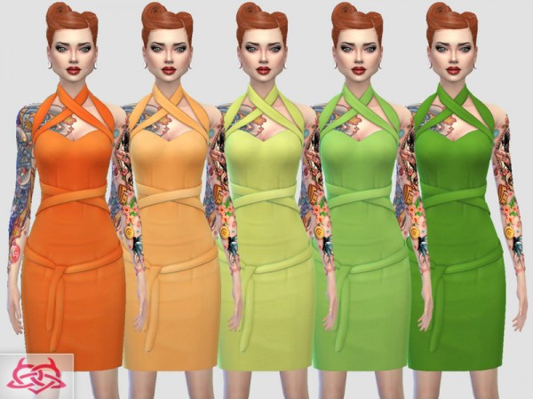  The Sims Resource: Mozzy dress recolor 1 by Colores Urbanos