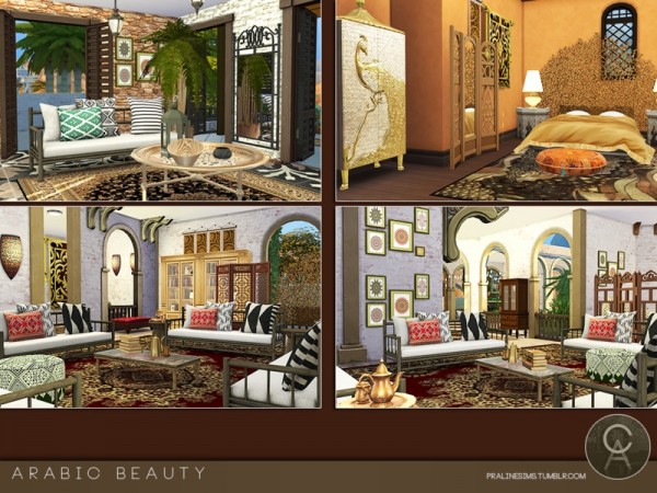  The Sims Resource: Arabic Beauty house by Praline Sims