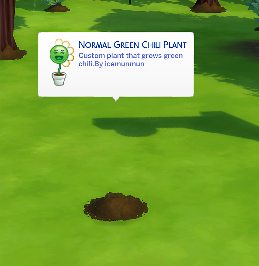  Mod The Sims: Custom Harvestable Green Chili by icemunmun