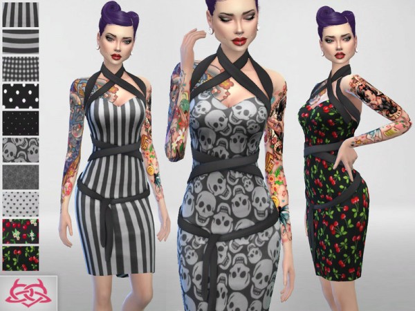  The Sims Resource: Mozzy dress recolor 2 by Colores Urbanos