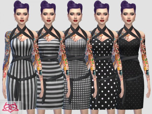  The Sims Resource: Mozzy dress recolor 2 by Colores Urbanos