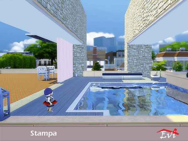  The Sims Resource: Stampa house by evi