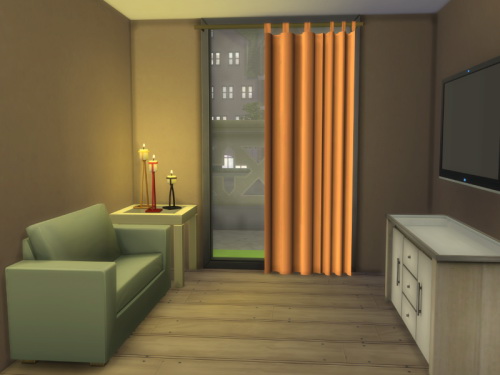  Chillis Sims: Loft Curtains Left and Right