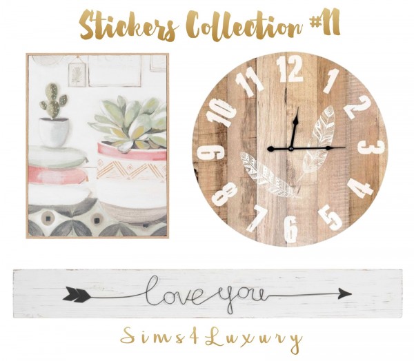  Sims4Luxury: Stickers Collection 11