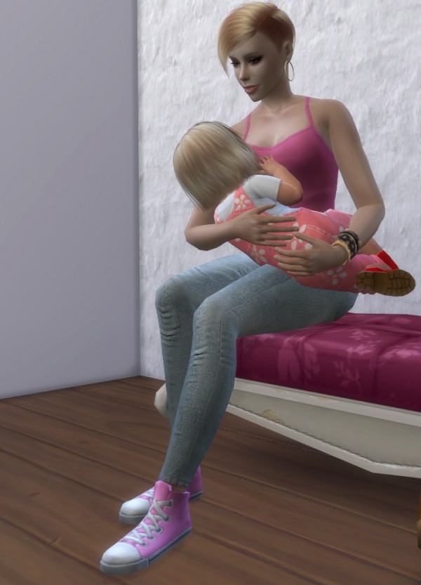  Mod The Sims: Happy first Birthday Poses for Mother and Toddler by buitefr1