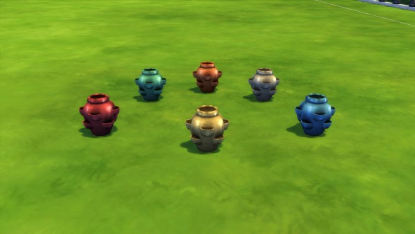  Mod The Sims: Glazed Pocket Vase by Snowhaze