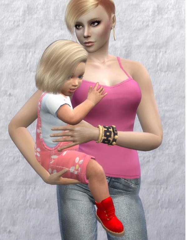  Mod The Sims: Happy first Birthday Poses for Mother and Toddler by buitefr1