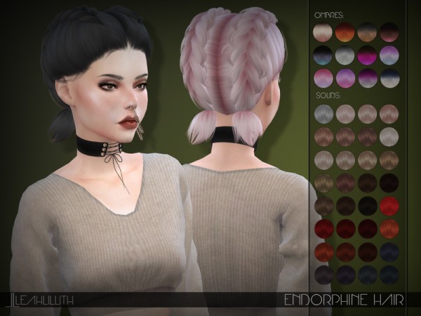  The Sims Resource: LeahLillith Endorphine Hair