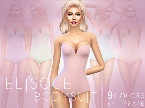  The Sims Resource: Elisque Bodysuit by taraab