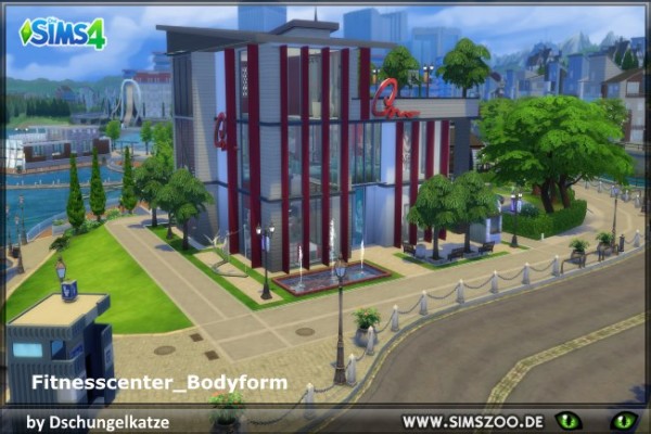  Blackys Sims 4 Zoo: Fitness Center Bodyform by Dschungelkatze