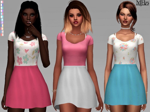  The Sims Resource: Nuxe Dress by Margeh 75