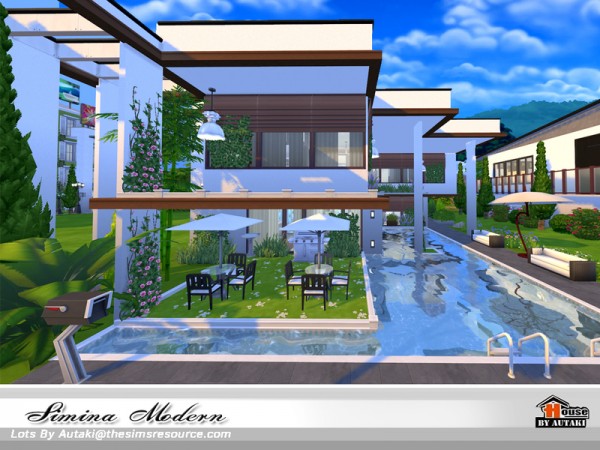  The Sims Resource: Simina Modern house by Autaki