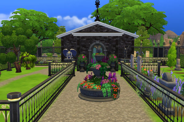  Blackys Sims 4 Zoo: City cemetery by LillyAngel1209