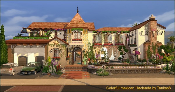  Tanitas Sims: Colorful mexican Hacienda