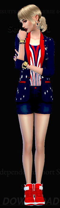  Dreaming 4 Sims: Independence Short Set