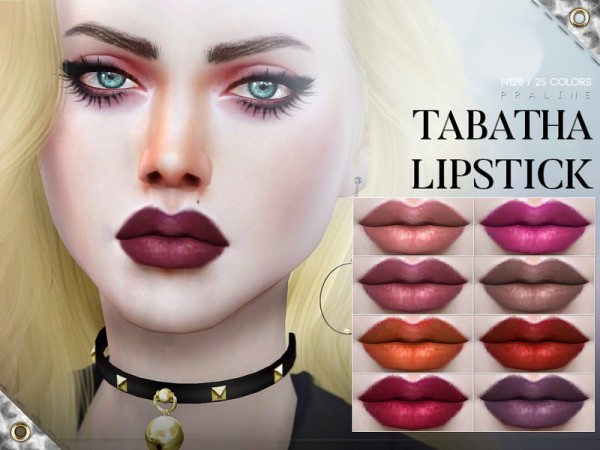  The Sims Resource: Tabatha Lipstick N126 by Pralinesims