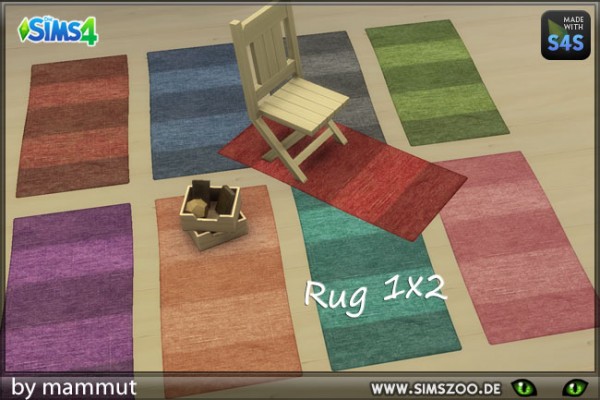  Blackys Sims 4 Zoo: Rough carpets by mammut