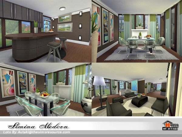  The Sims Resource: Simina Modern house by Autaki