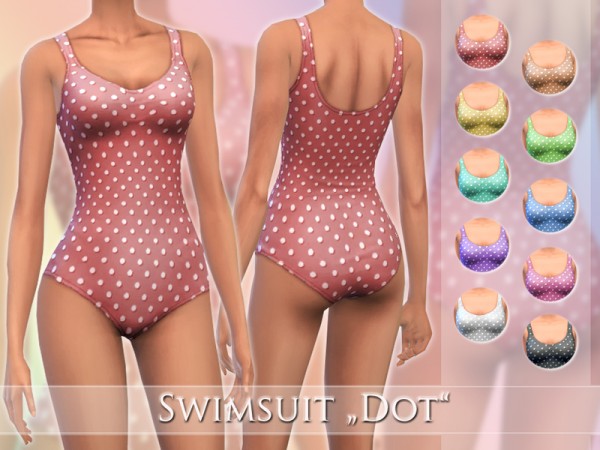  The Sims Resource: Swimsuit Dot  by Jaru Sims