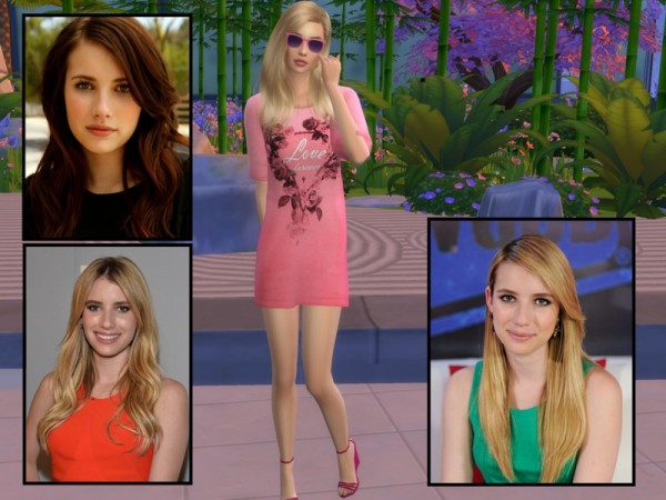  The Sims Resource: Emma Roberts by divaka45