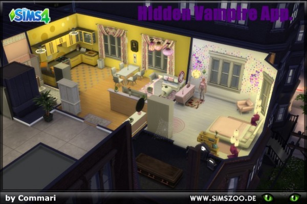  Blackys Sims 4 Zoo: Hidden Vampire by Commari