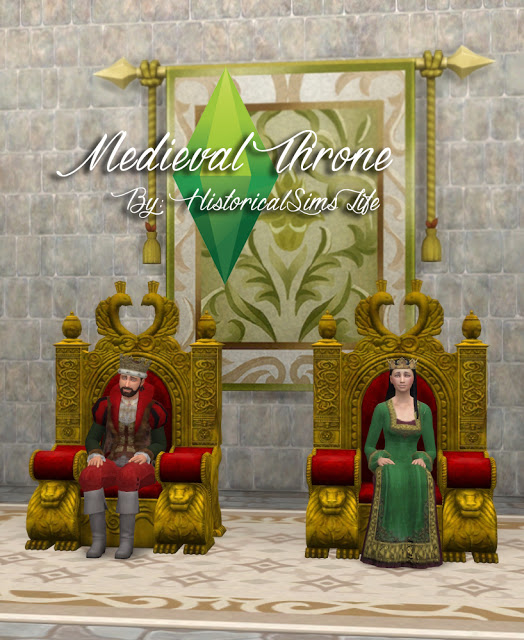  History Lovers Sims Blog: Medieval throne