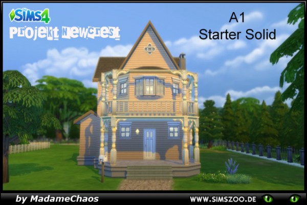  Blackys Sims 4 Zoo: A1 Starter Solid   Project Newcrest by MadameChaos