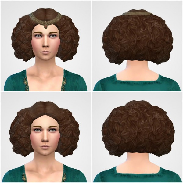  History Lovers Sims Blog: Queen hair