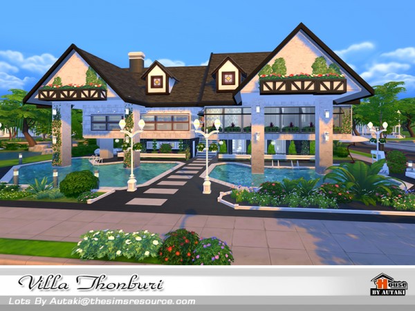  The Sims Resource: Villa Thonburi NoCC by autaki