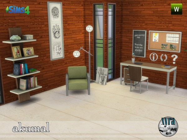  The Sims Resource: Akumal study set by xyra33