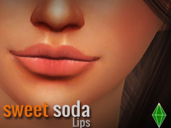  The Sims Resource: Sweet Soda Lips by LJP Sims