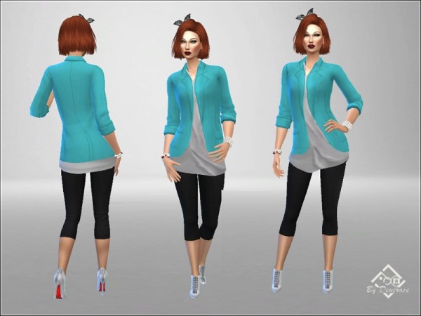  The Sims Resource: Spring Outfit 2017 by Devirose