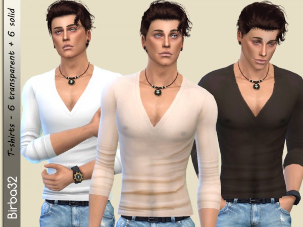  The Sims Resource: Biagio T Shirt by Birba32