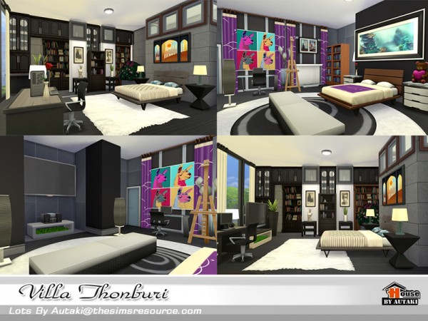  The Sims Resource: Villa Thonburi NoCC by autaki
