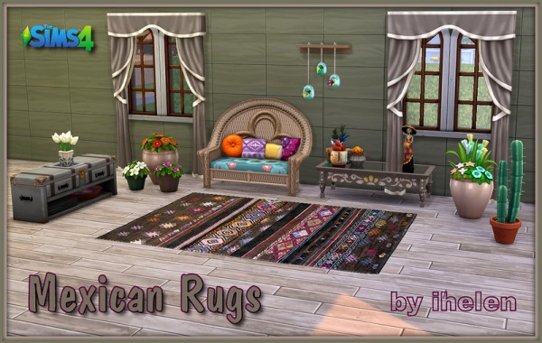  Ihelen Sims: Mexican rugs