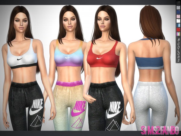  The Sims Resource: 315   Athletic Top by sims2fanbg