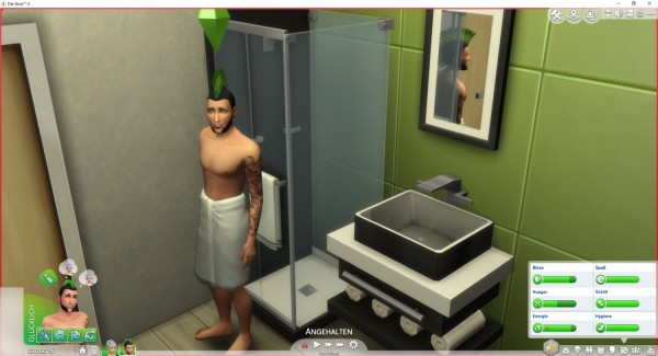  Mod The Sims: New Option Quick Shower by LittleMsSam