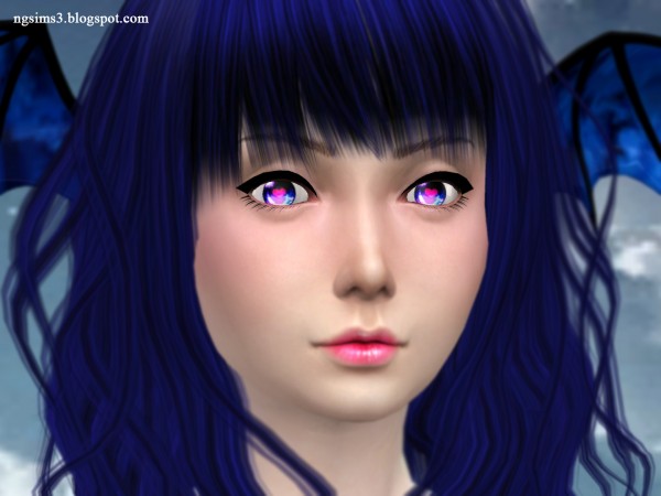  NG Sims 3: Electric Heart Eyes