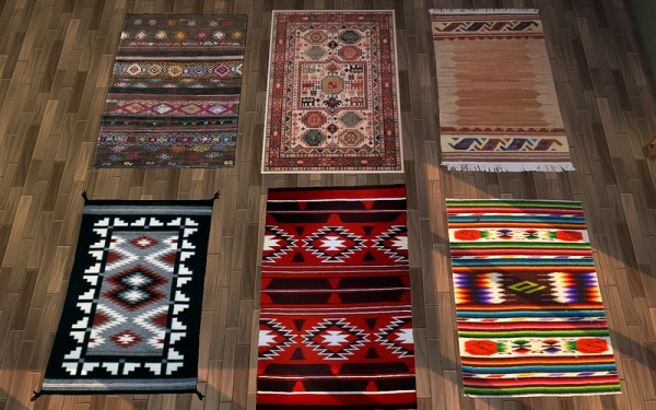  Ihelen Sims: Mexican rugs
