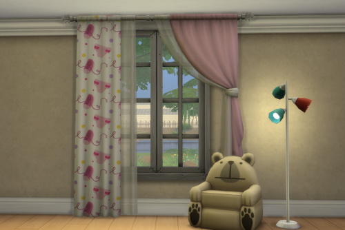  Chillis Sims: Baby Shower Curtain