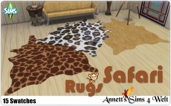  Annett`s Sims 4 Welt: Safari rugs