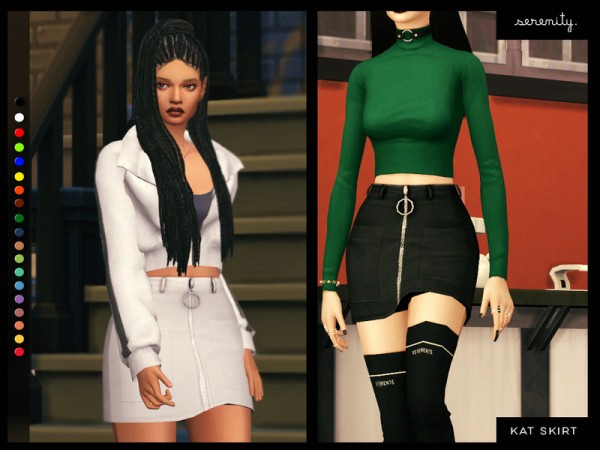  The Sims Resource: Kat Skirt by serenity cc