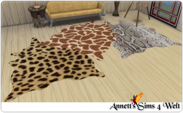  Annett`s Sims 4 Welt: Safari rugs
