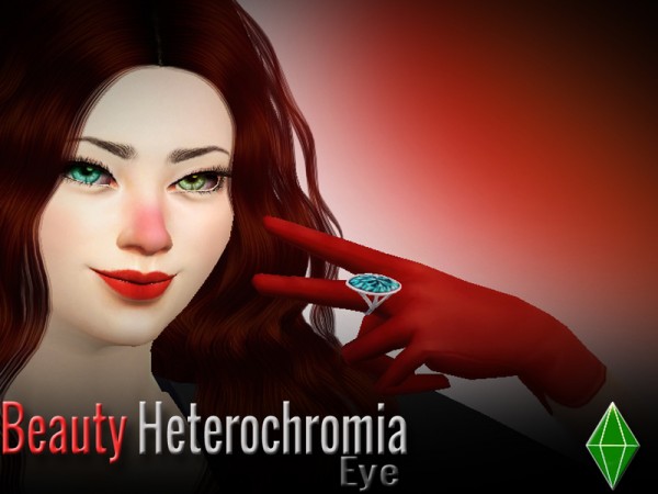  The Sims Resource: Beauty Heterochromia Eye by LJP Sims