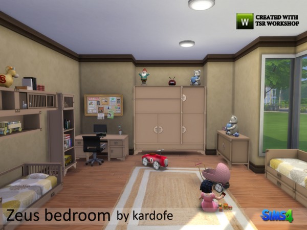  The Sims Resource: Zeus bedroom by Kardofe
