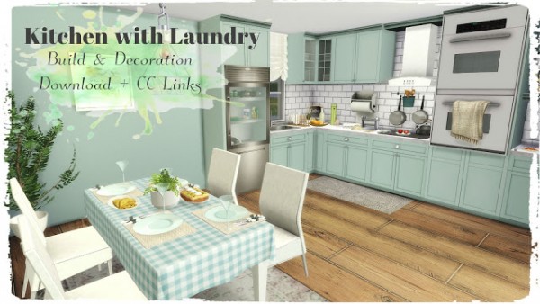 Dinha Gamer: Kitchen with Laundry