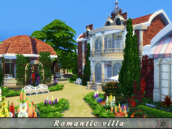  The Sims Resource: Romantic villa by Danuta720