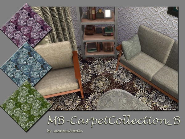  The Sims Resource: Carpet Collection B by matomibotaki