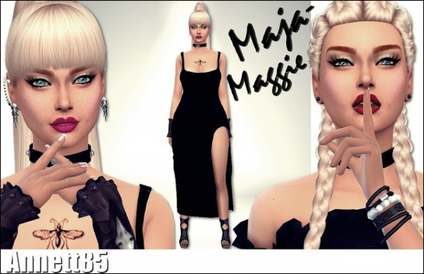  Annett`s Sims 4 Welt: Model Maja Maggie