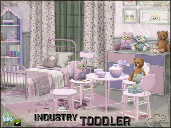  The Sims Resource: Toddler Room Industry by BuffSumm